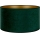 Duolla - Pantalla VELVET E27 Ø 35 cm verde/dorado