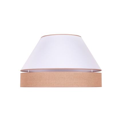 Duolla - Plafón AVIGNON 3xE27/15W/230V diá. 60 cm blanco/marrón