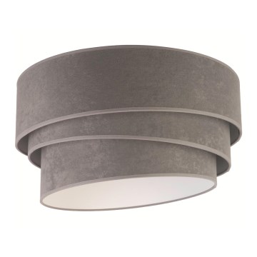 Duolla - Plafón DEVON 1xE27/40W/230V diá. 45 cm gris