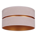 Duolla - Plafón DUO 1xE27/15W/230V diá. 40 cm beige/dorado
