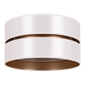 Duolla - Plafón DUO 1xE27/15W/230V diá. 40 cm blanco/dorado