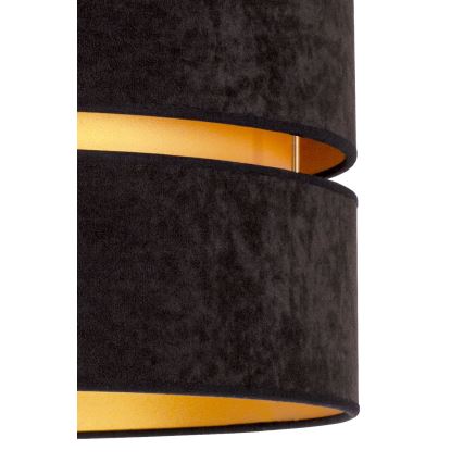 Duolla - Plafón DUO 1xE27/40W/230V diá. 40 cm negro/dorado