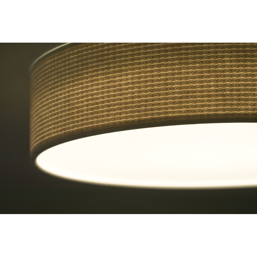Duolla - Plafón LED CORTINA LED/26W/230V diá. 30 cm 4000K color crema