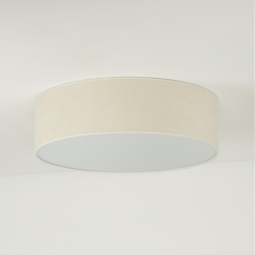 Duolla - Plafón LED CORTINA LED/26W/230V diá. 30 cm 4000K color crema