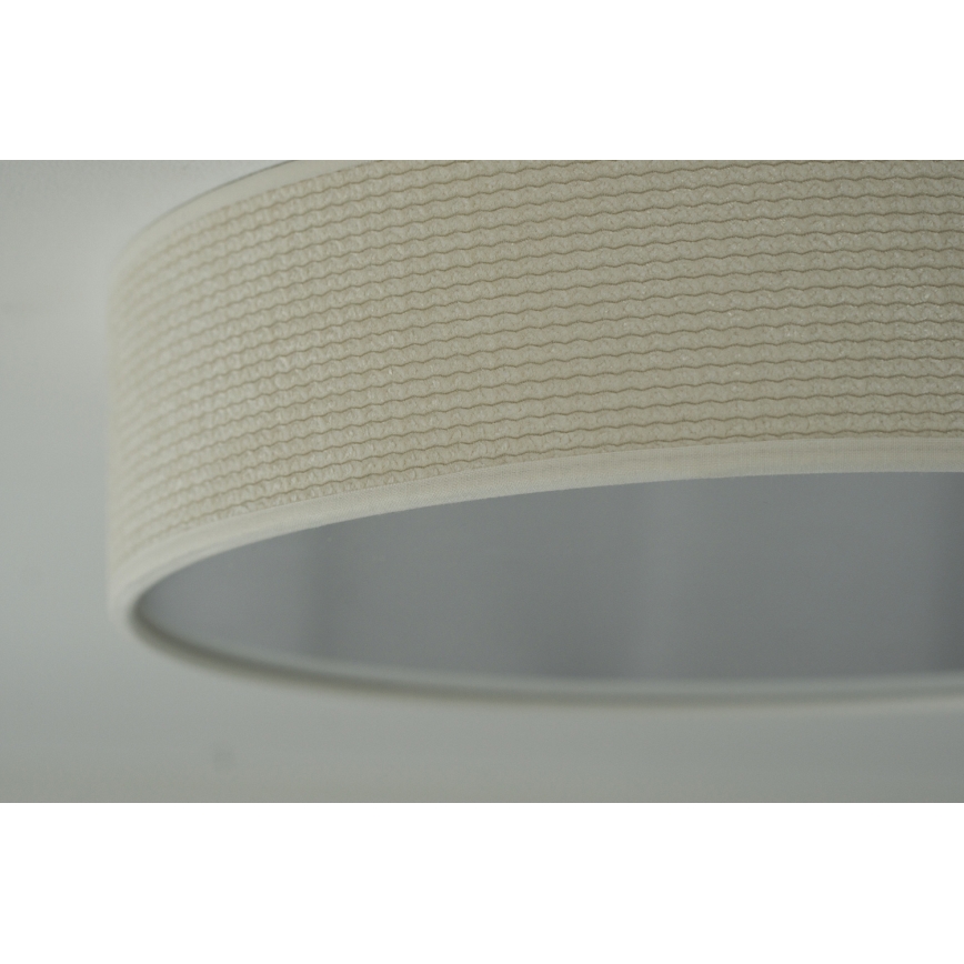 Duolla - Plafón LED CORTINA LED/26W/230V diá. 30 cm 4000K color crema