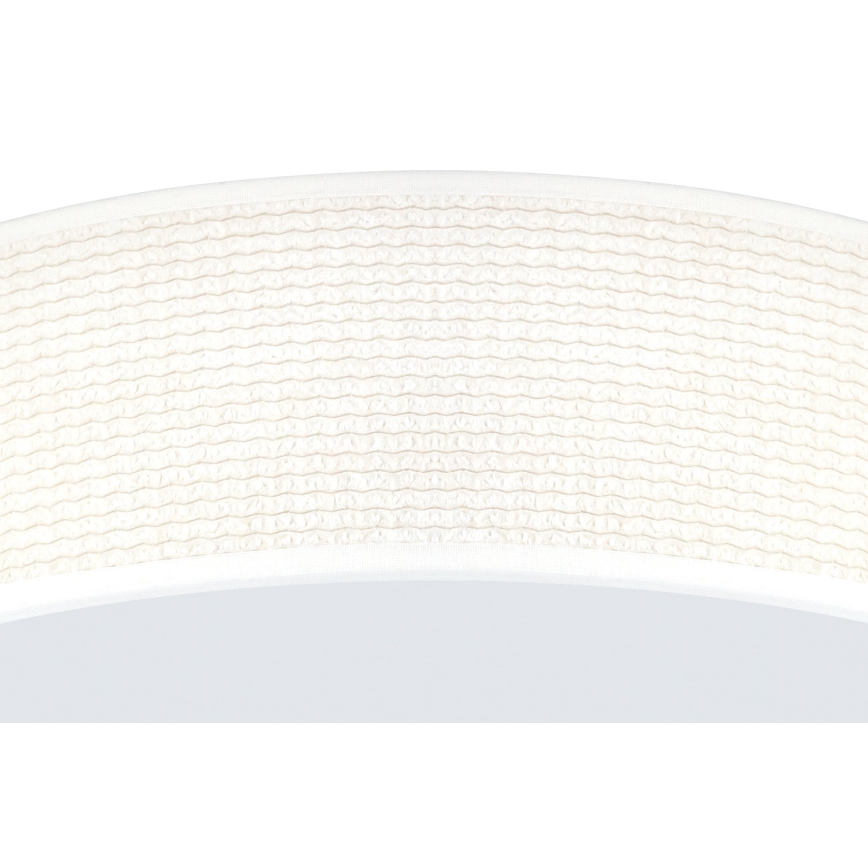 Duolla - Plafón LED CORTINA LED/26W/230V diá. 30 cm 4000K color crema