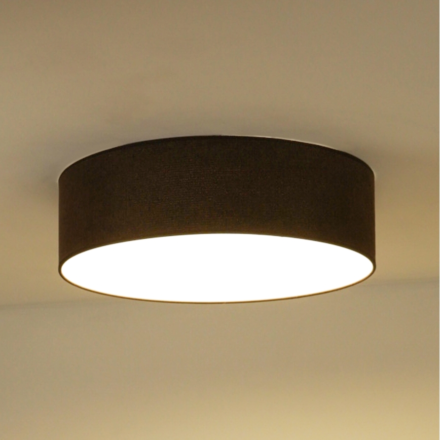 Duolla - Plafón LED CORTINA LED/26W/230V diá. 30 cm 4000K marrón