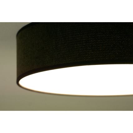 Duolla - Plafón LED CORTINA LED/26W/230V diá. 30 cm 4000K marrón