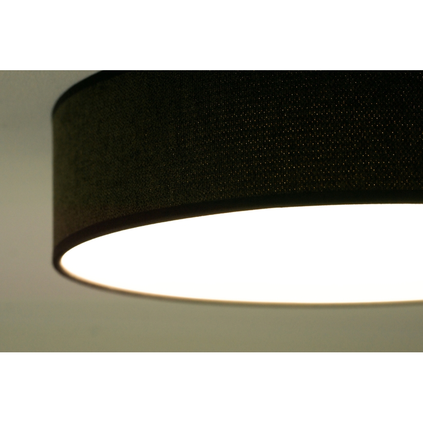 Duolla - Plafón LED CORTINA LED/26W/230V diá. 30 cm 4000K marrón