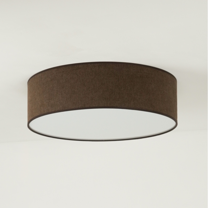Duolla - Plafón LED CORTINA LED/26W/230V diá. 30 cm 4000K marrón