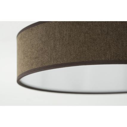 Duolla - Plafón LED CORTINA LED/26W/230V diá. 30 cm 4000K marrón