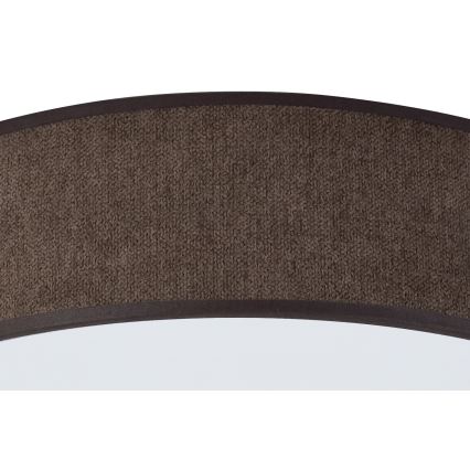 Duolla - Plafón LED CORTINA LED/26W/230V diá. 30 cm 4000K marrón
