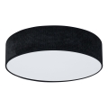 Duolla - Plafón LED CORTINA LED/26W/230V diá. 30 cm 4000K negro