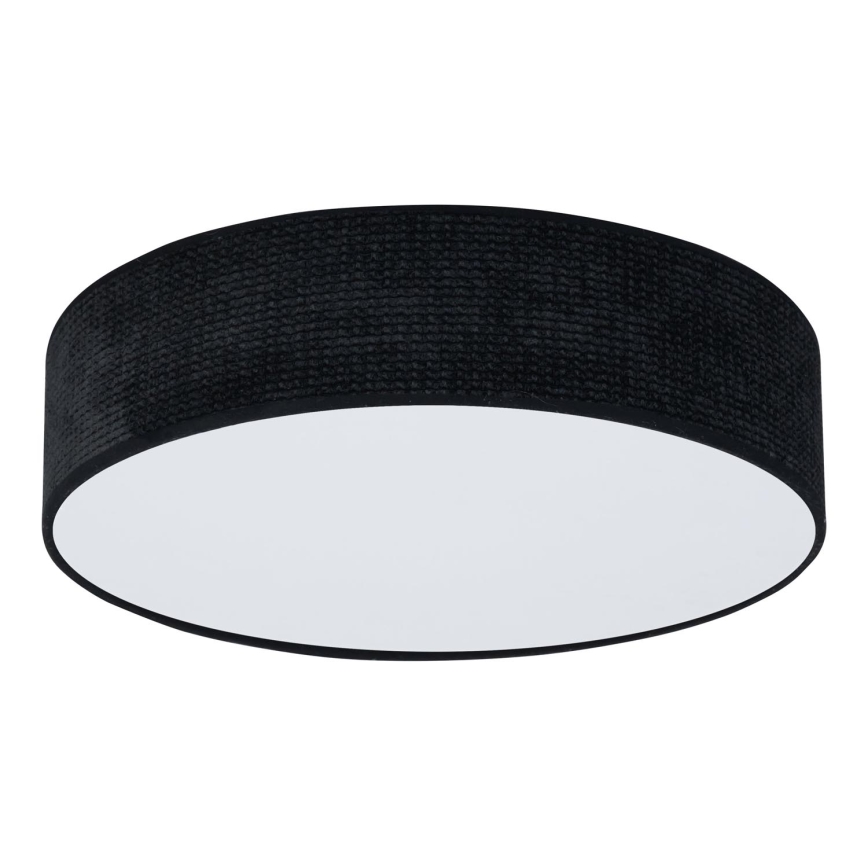 Duolla - Plafón LED CORTINA LED/26W/230V diá. 30 cm 4000K negro