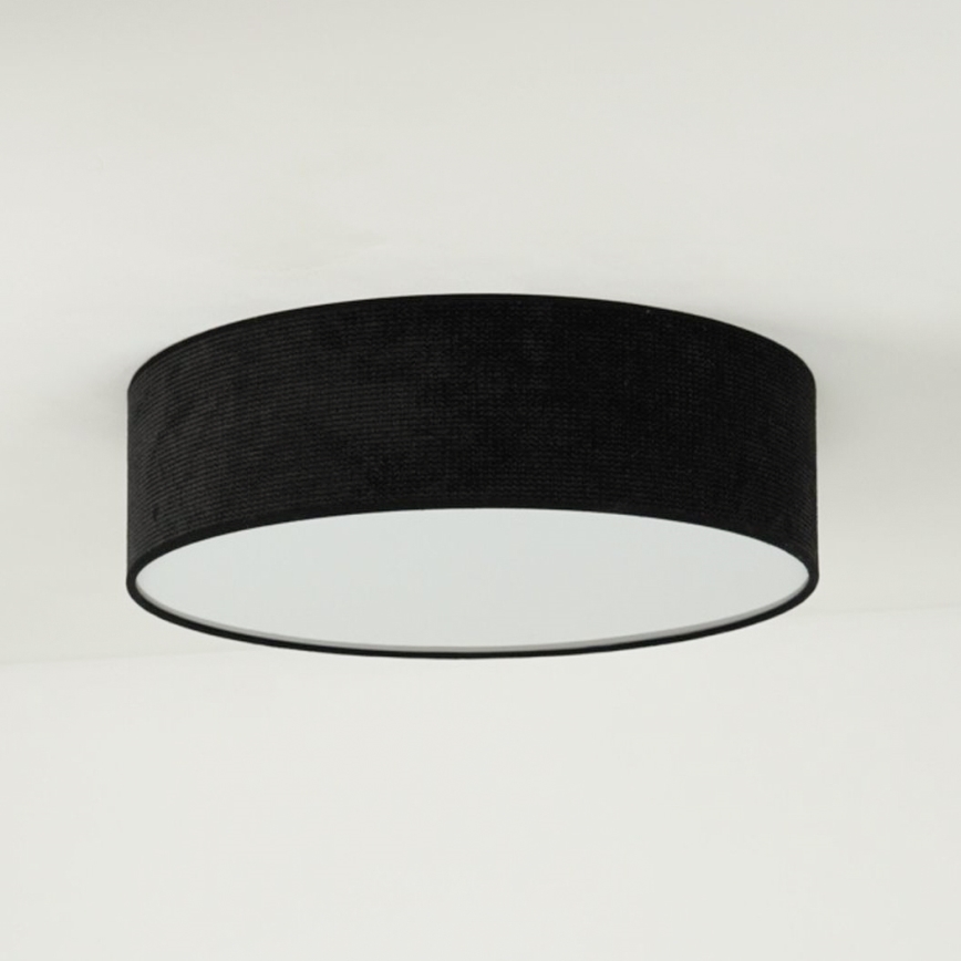 Duolla - Plafón LED CORTINA LED/26W/230V diá. 30 cm 4000K negro