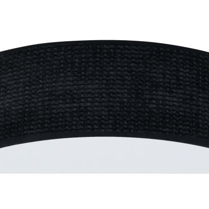 Duolla - Plafón LED CORTINA LED/26W/230V diá. 30 cm 4000K negro