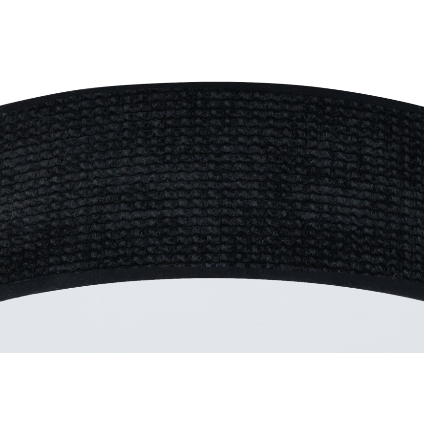Duolla - Plafón LED CORTINA LED/26W/230V diá. 30 cm 4000K negro