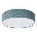 Duolla - Plafón LED CORTINA LED/26W/230V diá. 30 cm 4000K turquesa