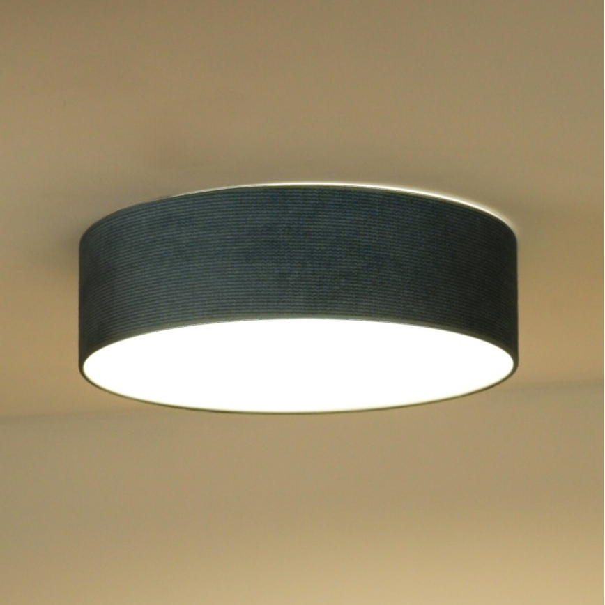 Duolla - Plafón LED CORTINA LED/26W/230V diá. 30 cm 4000K turquesa