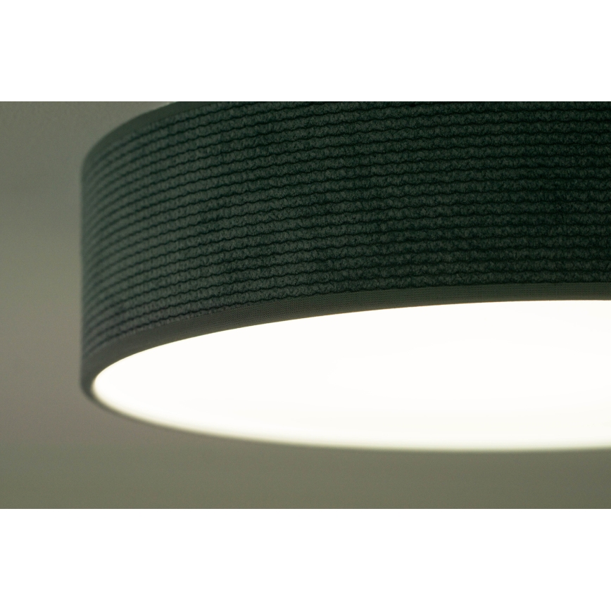 Duolla - Plafón LED CORTINA LED/26W/230V diá. 30 cm 4000K turquesa