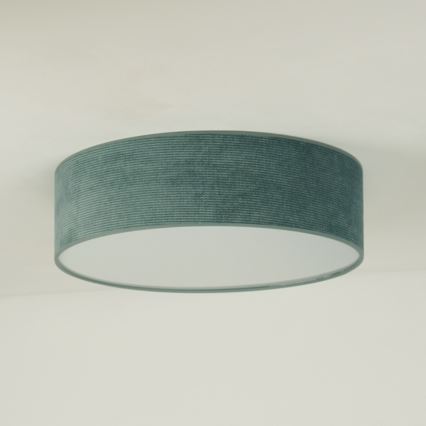 Duolla - Plafón LED CORTINA LED/26W/230V diá. 30 cm 4000K turquesa