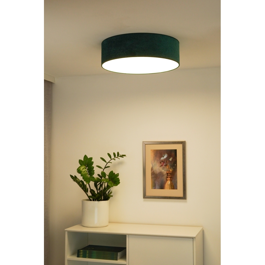 Duolla - Plafón LED CORTINA LED/26W/230V diá. 30 cm 4000K verde
