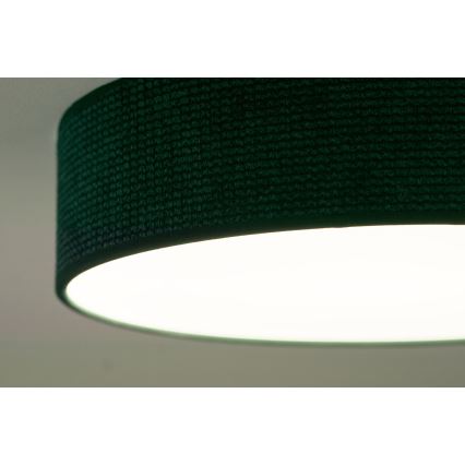 Duolla - Plafón LED CORTINA LED/26W/230V diá. 30 cm 4000K verde