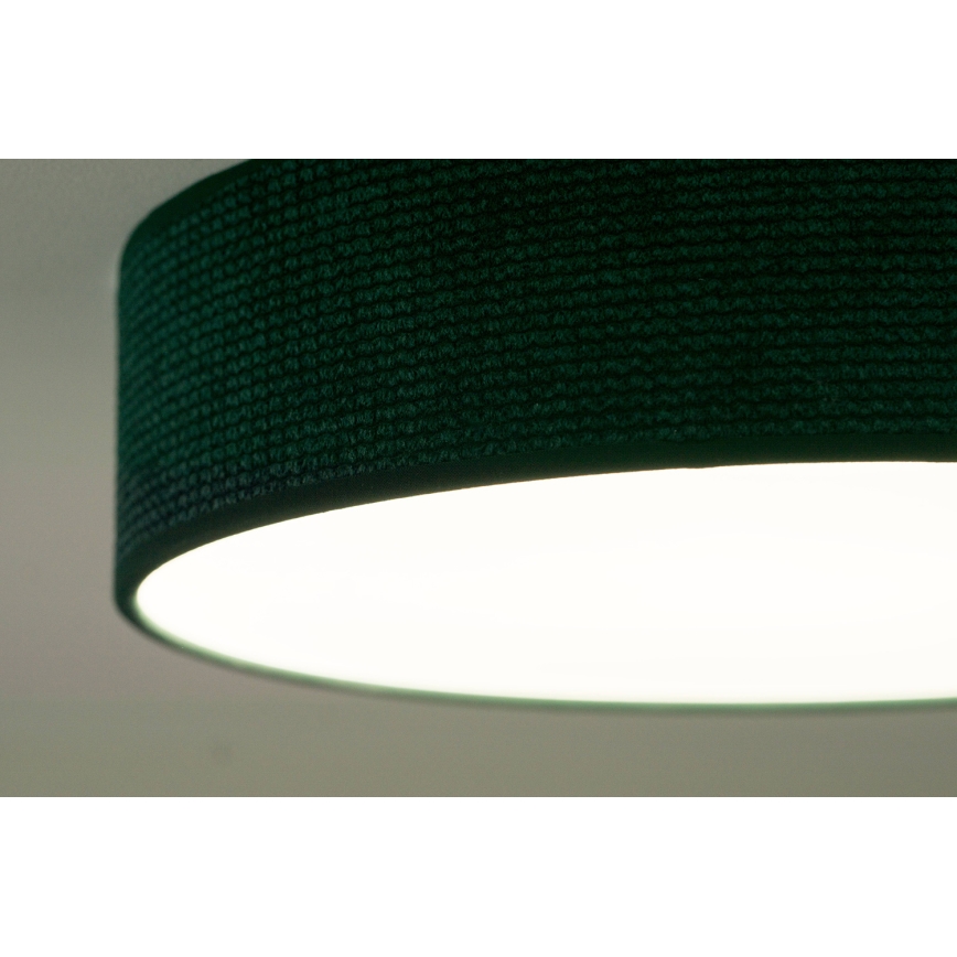 Duolla - Plafón LED CORTINA LED/26W/230V diá. 30 cm 4000K verde