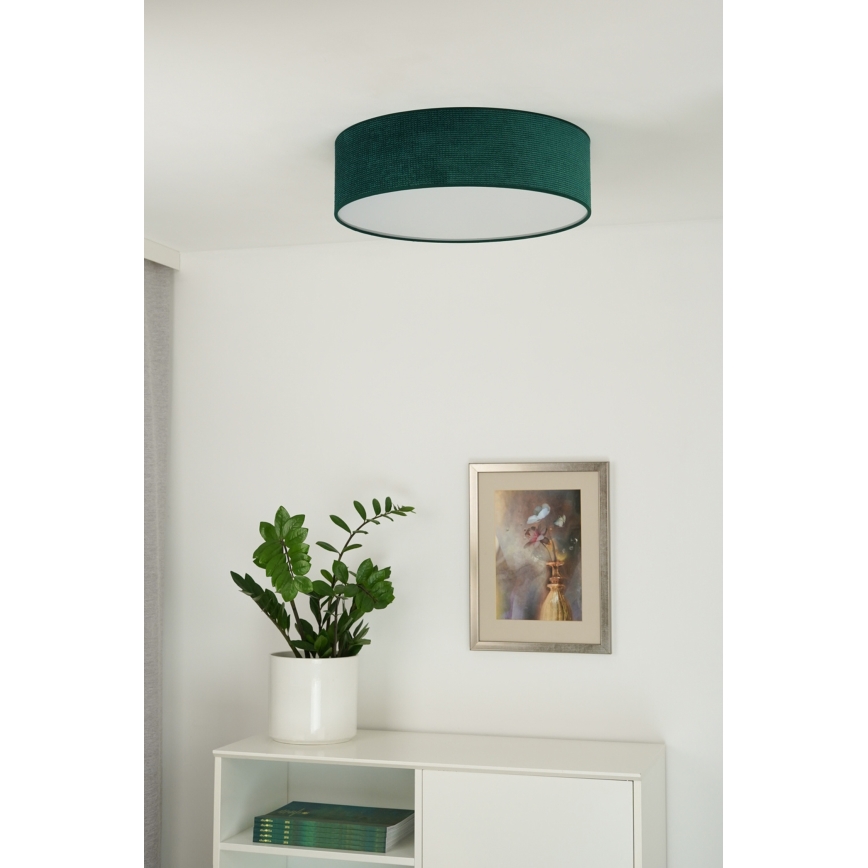 Duolla - Plafón LED CORTINA LED/26W/230V diá. 30 cm 4000K verde