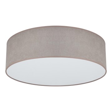 Duolla - Plafón LED CORTINA LED/26W/230V diá. 45 cm 4000K marrón