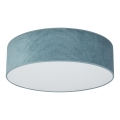 Duolla - Plafón LED CORTINA LED/26W/230V diá. 45 cm 4000K turquesa