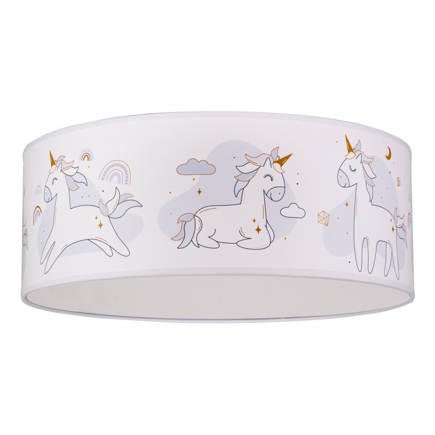 Duolla - Plafón LED infantil CORTINA LED/26W/230V diá. 40 cm 4000K