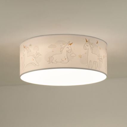 Duolla - Plafón LED infantil CORTINA LED/26W/230V diá. 40 cm 4000K