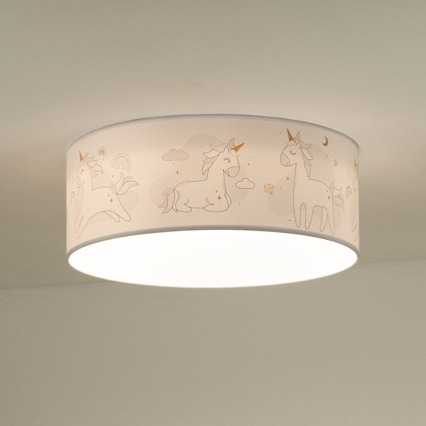 Duolla - Plafón LED infantil CORTINA LED/26W/230V diá. 40 cm 4000K
