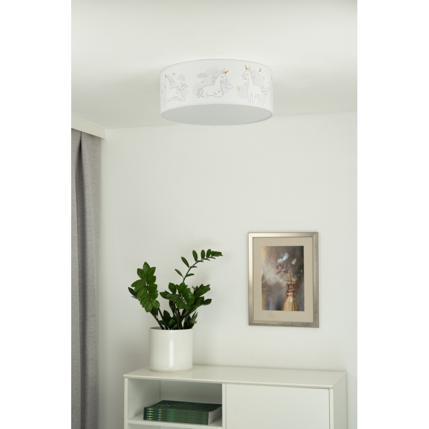 Duolla - Plafón LED infantil CORTINA LED/26W/230V diá. 40 cm 4000K