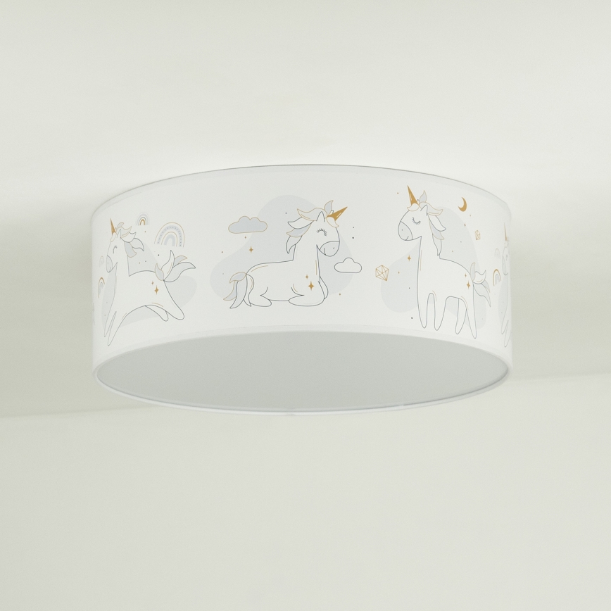 Duolla - Plafón LED infantil CORTINA LED/26W/230V diá. 40 cm 4000K