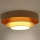 Duolla - Plafón LED LUNETA LED/26W/230V diá. 60 cm 4000K beige/dorado/color crema