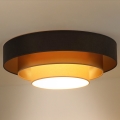 Duolla - Plafón LED LUNETA LED/26W/230V diá. 60 cm 4000K marrón/dorado/color crema