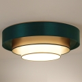 Duolla - Plafón LED LUNETA LED/26W/230V diá. 60 cm 4000K Verde/dorado/blanco