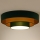 Duolla - Plafón LED LUNETA LED/26W/230V diá. 60 cm 4000K Verde/dorado