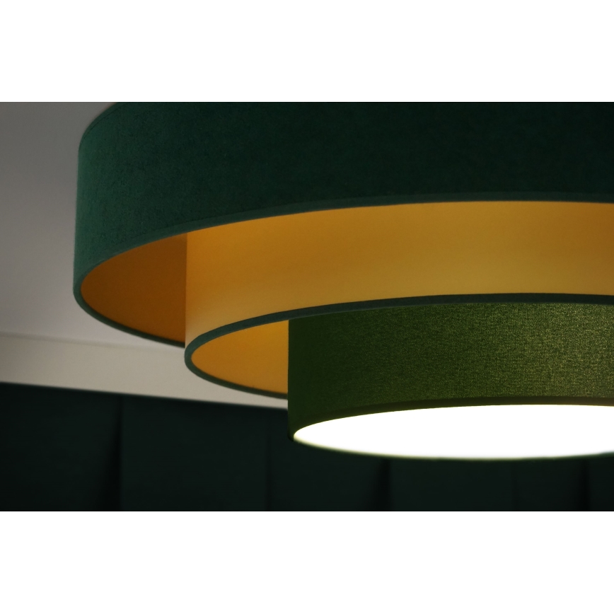 Duolla - Plafón LED LUNETA LED/26W/230V diá. 60 cm 4000K Verde/dorado