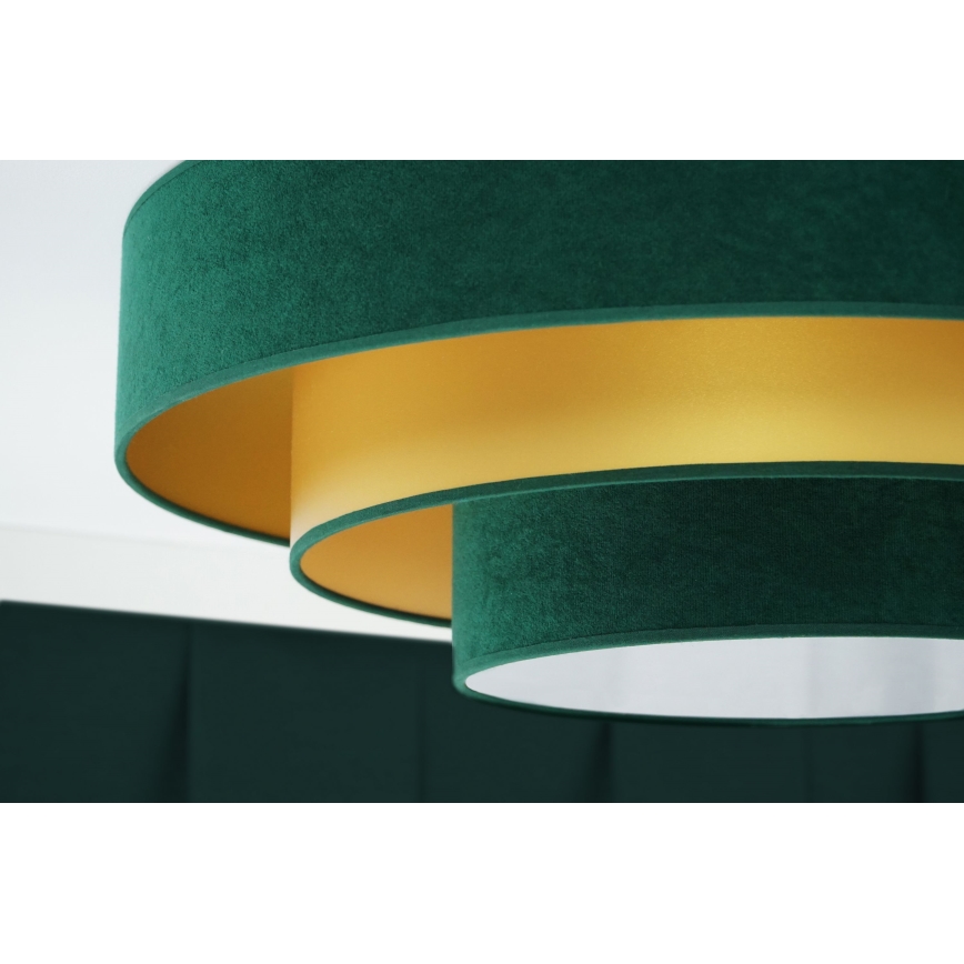 Duolla - Plafón LED LUNETA LED/26W/230V diá. 60 cm 4000K Verde/dorado