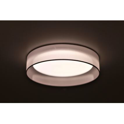 Duolla - Plafón LED ROLLER LED/24W/230V d. 45 cm gris claro