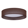 Duolla - Plafón LED ROLLER LED/24W/230V d. 45 cm marrón oscuro