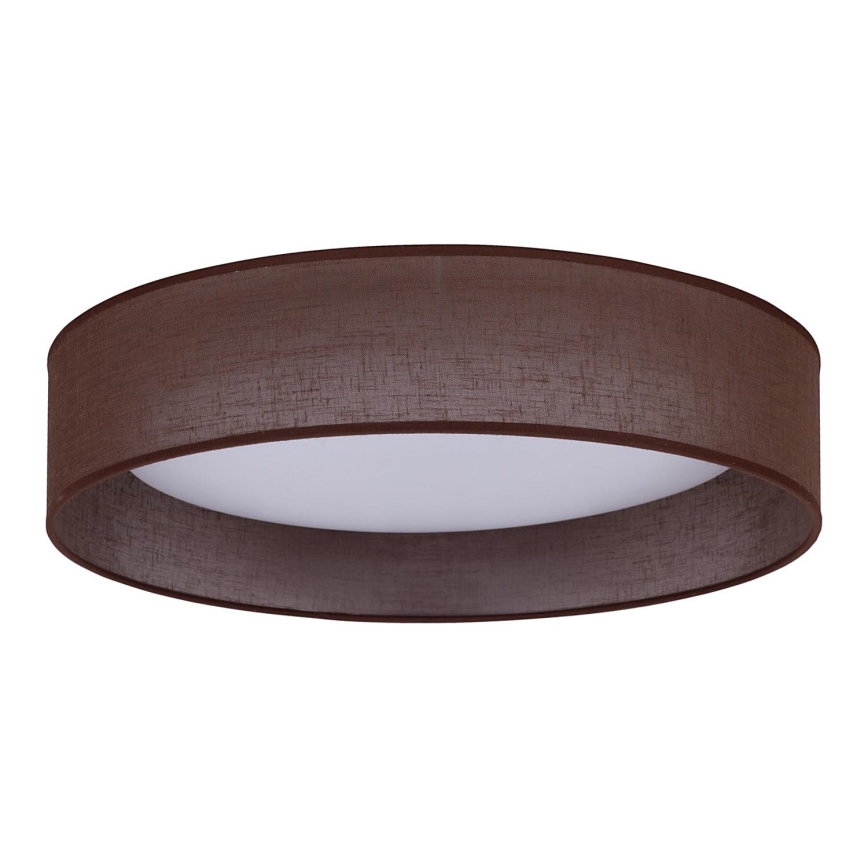 Duolla - Plafón LED ROLLER LED/24W/230V d. 45 cm marrón oscuro