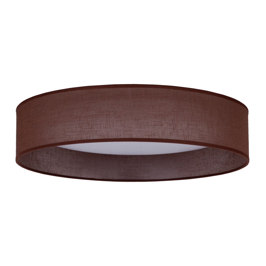 Duolla - Plafón LED ROLLER LED/24W/230V d. 45 cm marrón oscuro