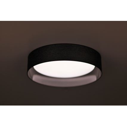 Duolla - Plafón LED ROLLER LED/24W/230V diá. 45 cm antracita