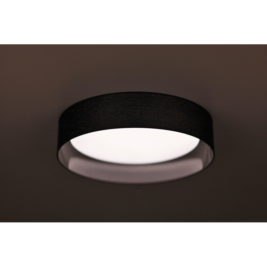 Duolla - Plafón LED ROLLER LED/24W/230V diá. 45 cm antracita