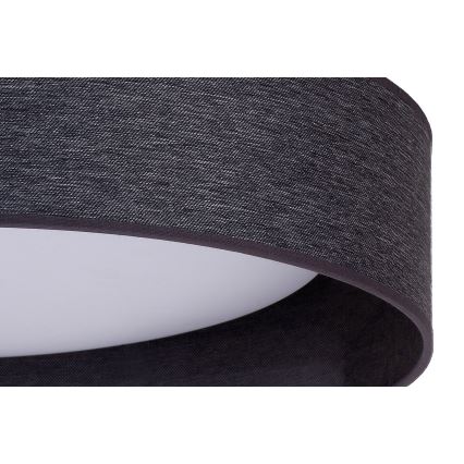 Duolla - Plafón LED ROLLER LED/24W/230V diá. 45 cm antracita
