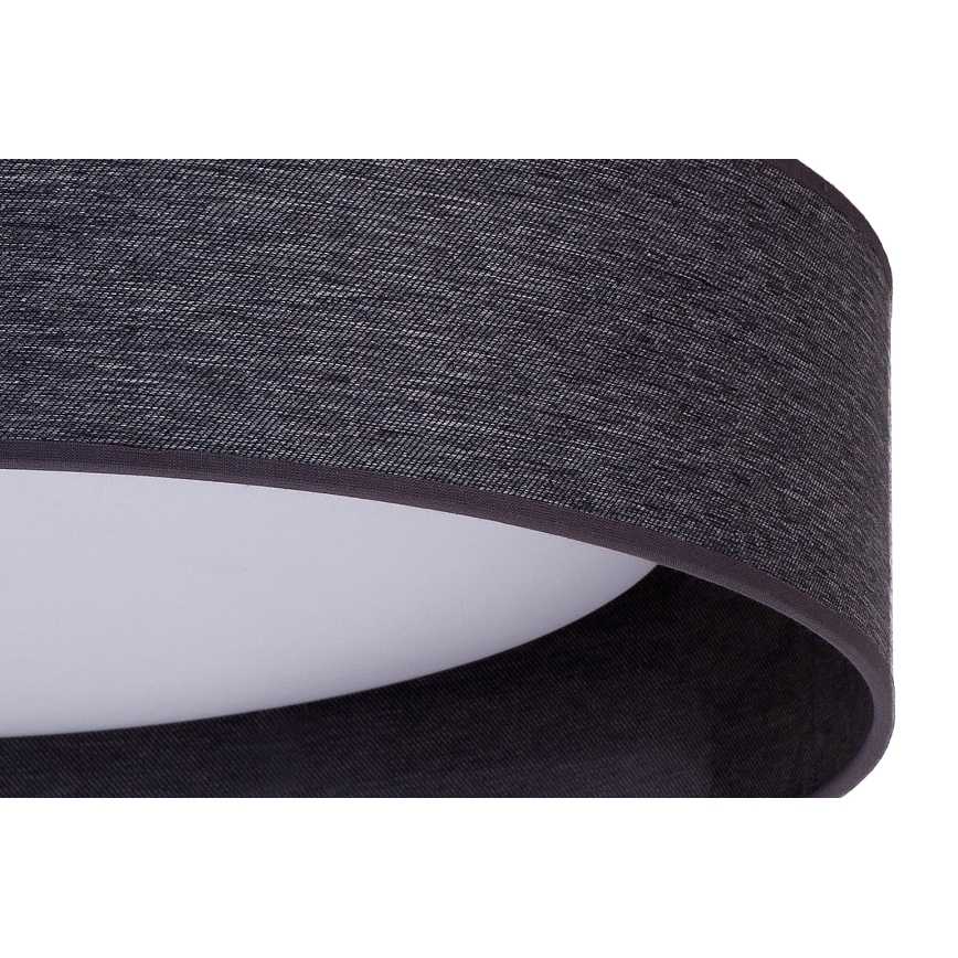 Duolla - Plafón LED ROLLER LED/24W/230V diá. 45 cm antracita